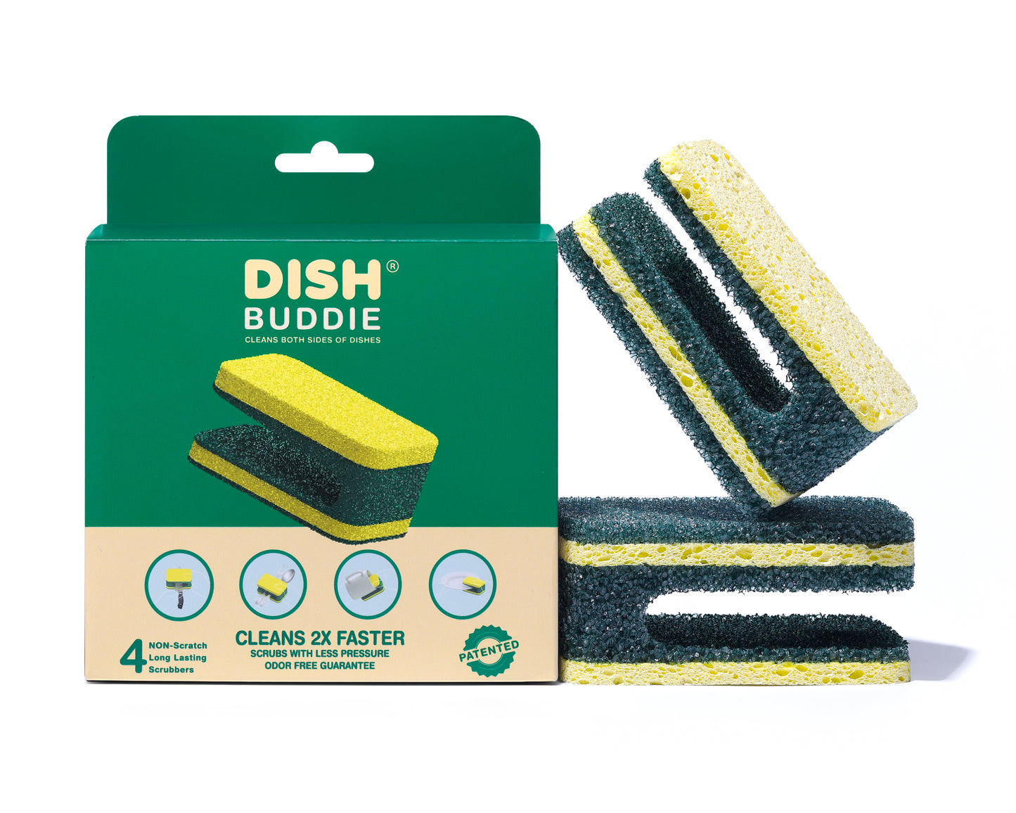Dish Buddie 4 Count (Pack of 2)